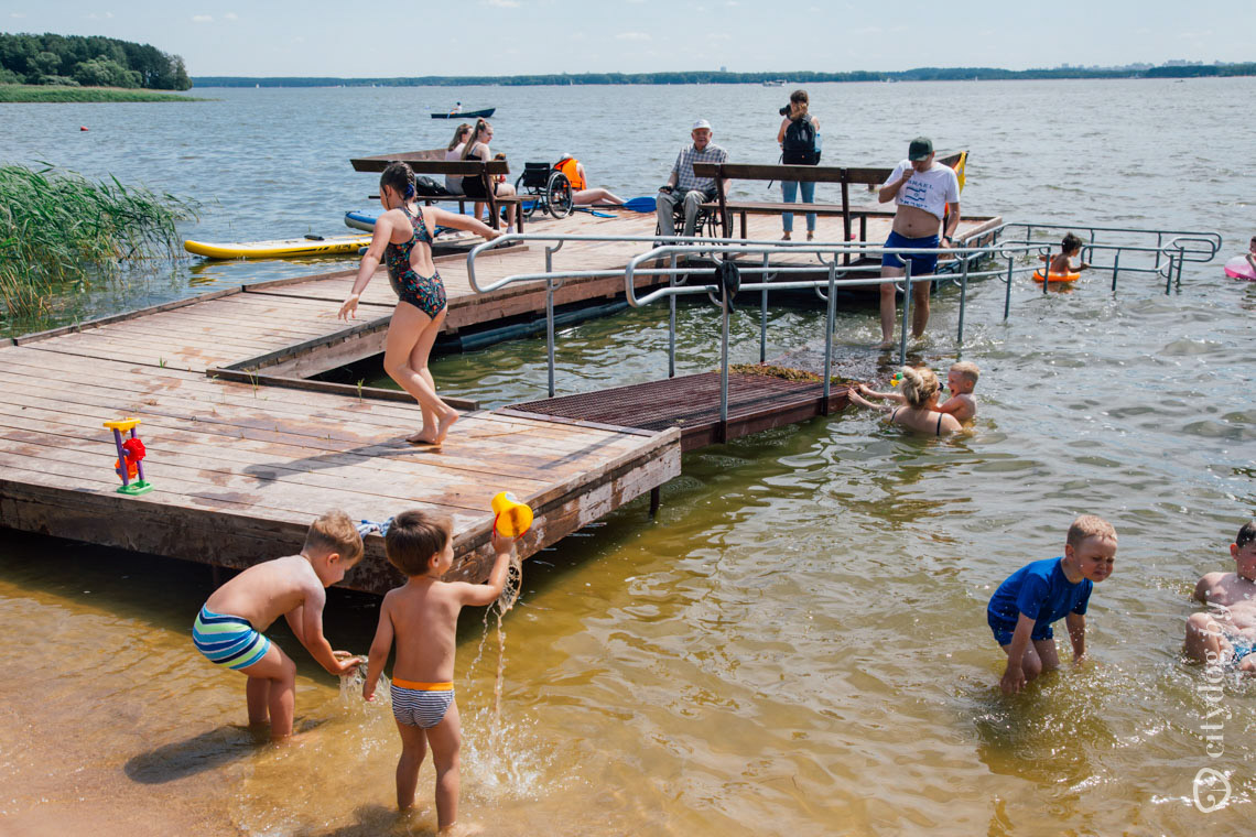 Инклюзивный пляж на Минском море - ІншыЯ