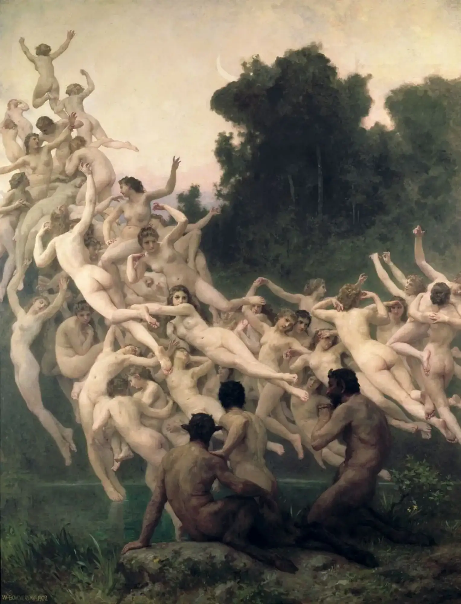 Вільям Адольф Бугро. Арэады. 1902. 236×182 см