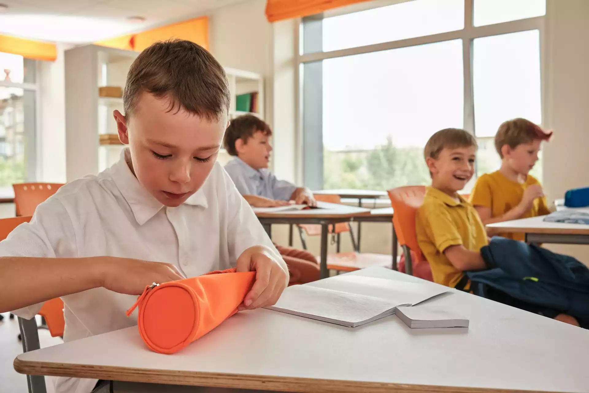 дзеці ў школе